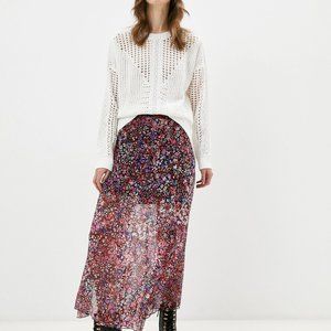 Maje Jehane Silk Maxi Skirt size EU 40 (Large)